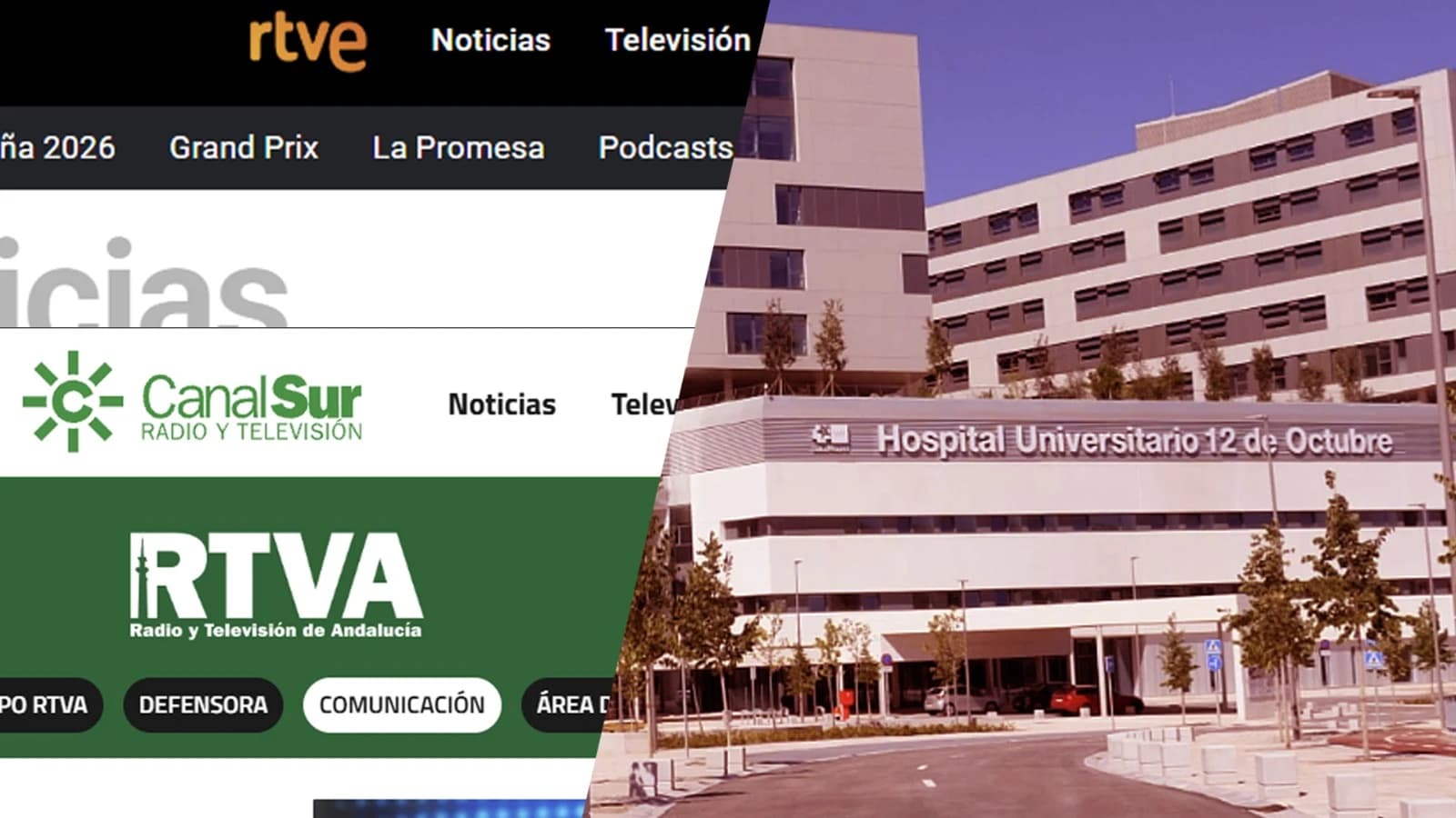 Más plantilla para TVE y Canal Sur, menos medios para radiodiagnóstico