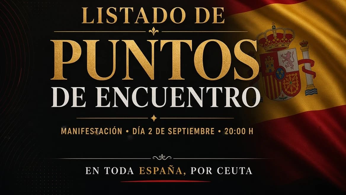 Puntos de encuentro: manifestación por Ceuta, 2 de septiembre