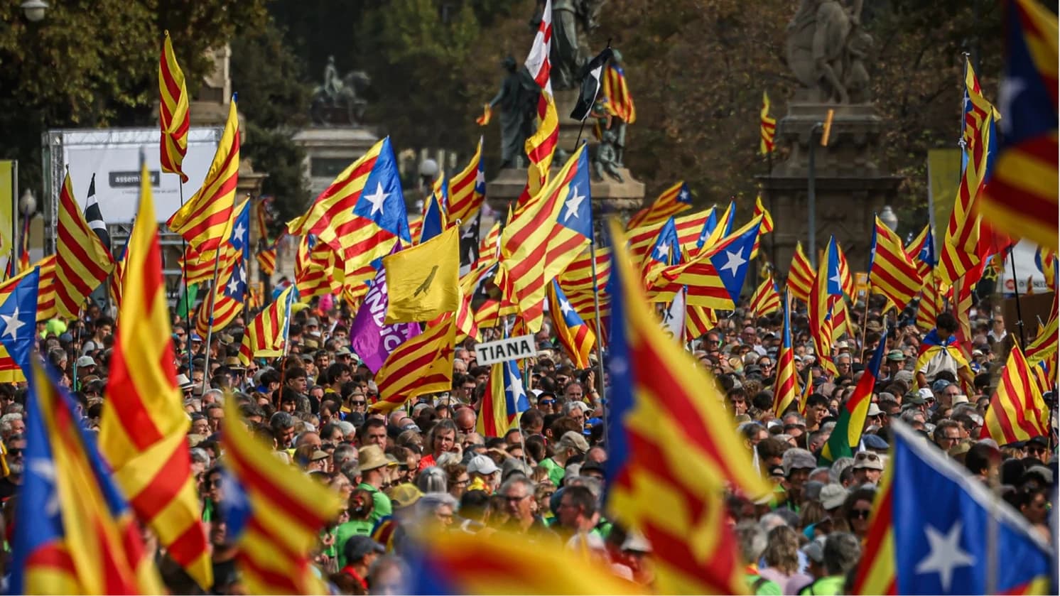 Una Diada con poquísima asistencia