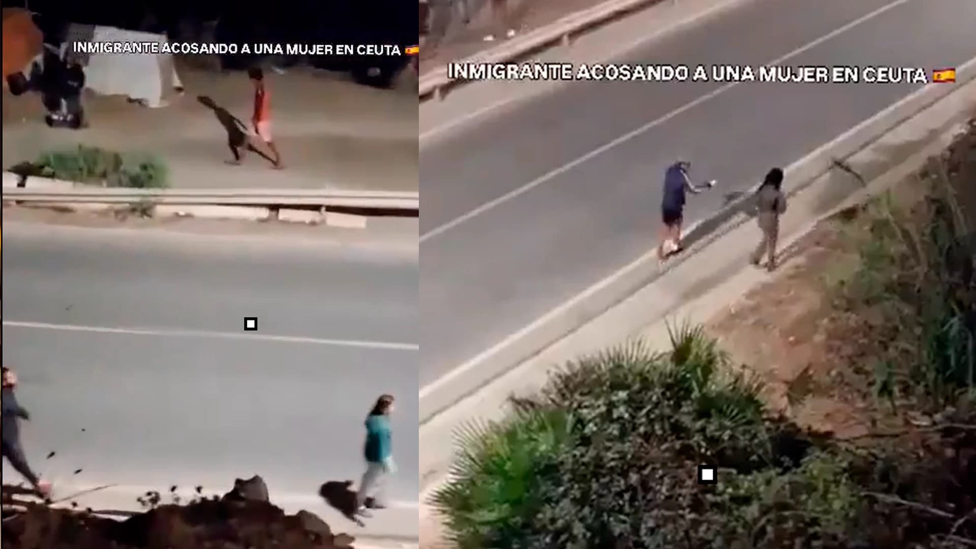 Vídeo: ilegales acosando mujeres que van solas en Ceuta, aterradas por lo que pueda pasar