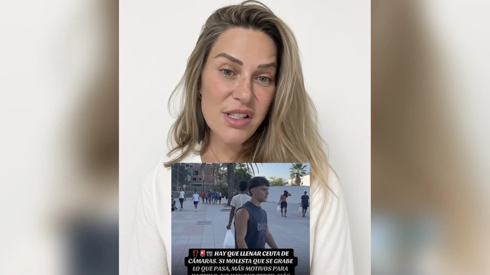 Vídeo: Barbie Gaza llama «pequeño fascista» al vecino ceutí Juan Ruiz