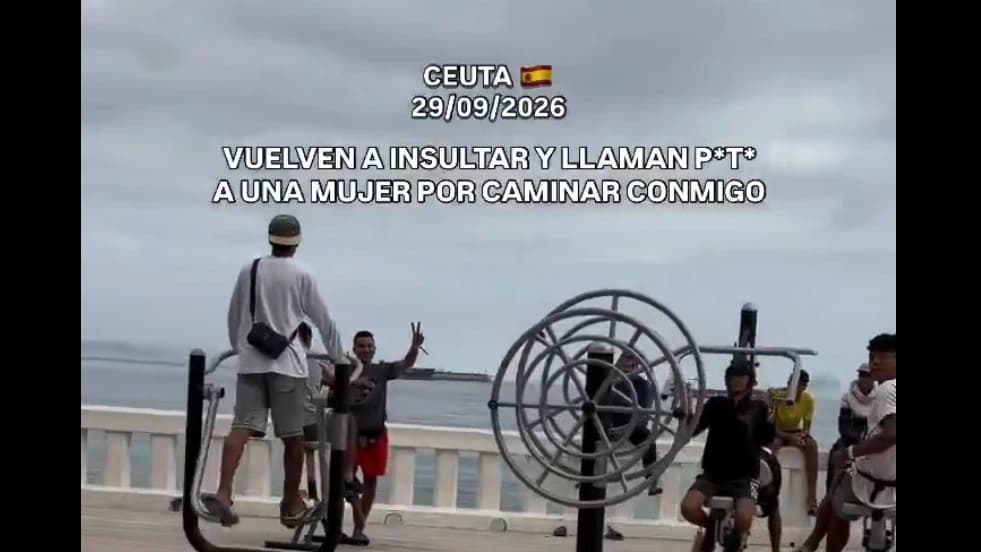 Vídeo: Llaman «puta» a una mujer española en Ceuta por pasear