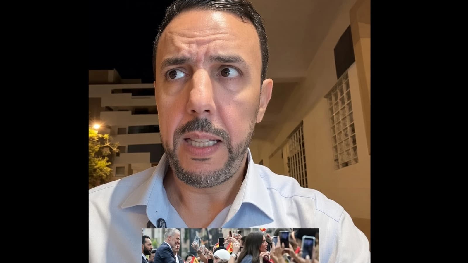 Vídeo: Abdelhak Snaibi, vocero del régimen marroquí pide "levantamiento popular" por la visita de los Reyes