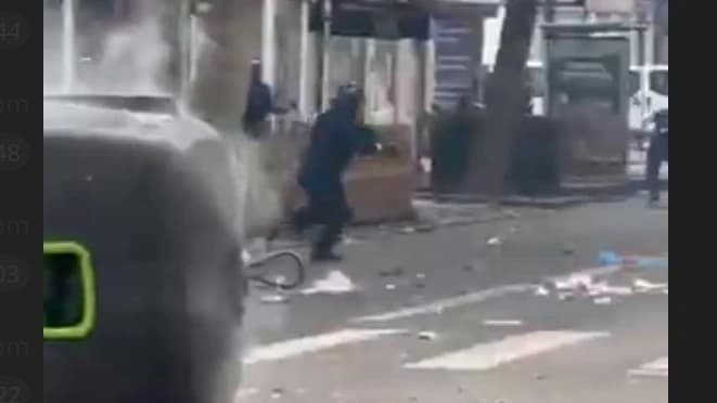 Vídeo: los patriotas de Francia responden a las protestas ultraizquierdistas