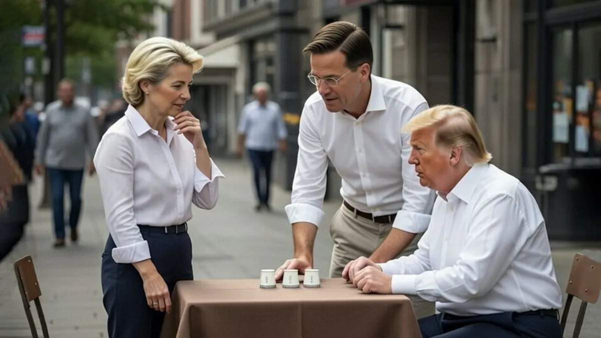 Trump monta un paripé con Mark Rutte y la UE se lo come