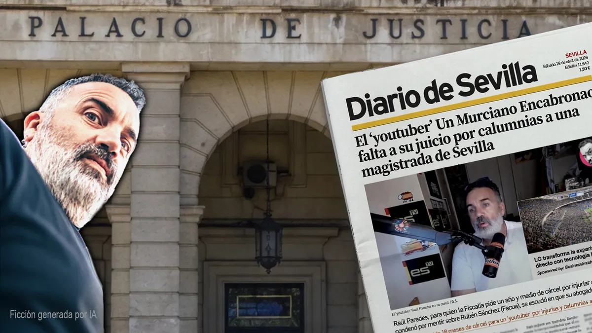 Diario de Sevilla publica que "Un Murciano Encabronao" faltó a juicio: la respuesta del Youtuber