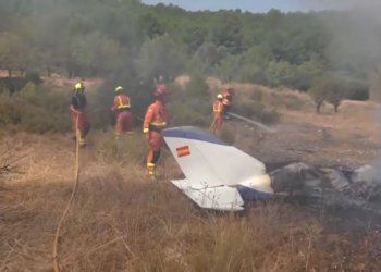 Dos fallecidos en un trágico accidente de avioneta en Valencia