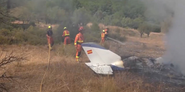 Dos fallecidos en un trágico accidente de avioneta en Valencia