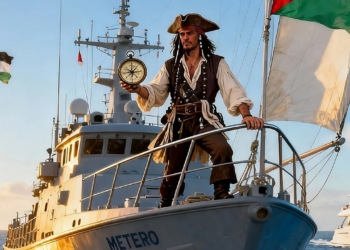 Sánchez y su espectáculo naval: un patrullero de rescate para una flotilla fantasma amenazada por drones