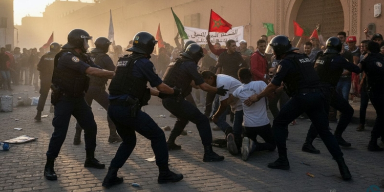 Continúan las protestas en Marruecos: cientos de detenidos tras nuevas manifestaciones