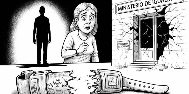 Fracaso feminista del Gobierno: víctimas abandonadas por fallos en pulseras telemáticas que la Fiscalía destapa