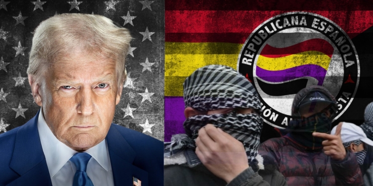 Golpe Maestro de Trump declarando Antifa como organización terrorista