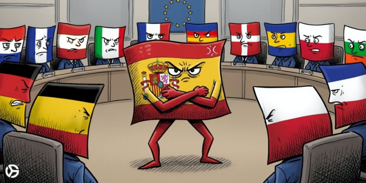 La UE adopta el modelo Meloni y Pedro Sánchez nos aísla una vez más