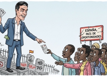 El pacto PSOE-Podemos ¡Papeles para todos!