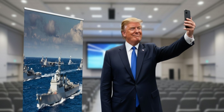 Trump asegura que su flota hacia Irán está lista