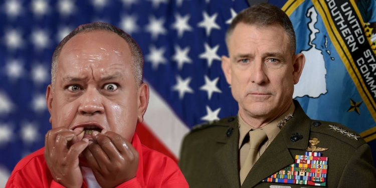 El silencio ensordecedor de los comunistas: Diosdado Cabello y la visita del Jefe del Comando Sur a Venezuela