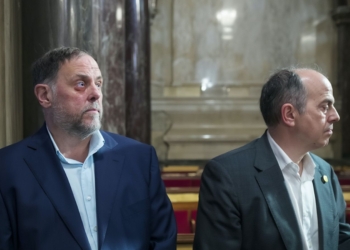 Oriol Junqueras y Jordi Turull tras el revés del Tribunal de Estrasburgo