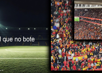 musulmán el que no bote, cántico de las gradas