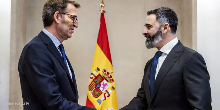 Feijoó y Abascal en un pacto nacional, sería posible