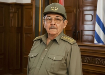 Fin de impunidad para Raúl Castro, el verdugo de La Habana. Hombre mayor con uniforme militar verde posando en una sala institucional.