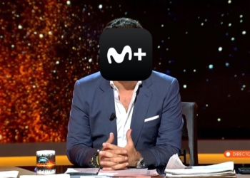 ¿Boicot a Horizonte? Presentador en un plató de televisión con una imagen superpuesta sobre su rostro.