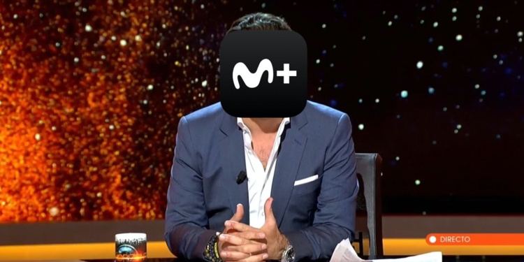 ¿Boicot a Horizonte? Presentador en un plató de televisión con una imagen superpuesta sobre su rostro.