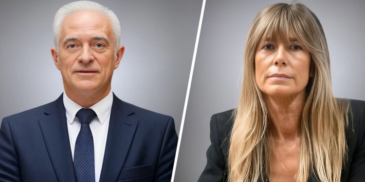El juez Peinado evalúa las medidas cautelares a Begoña Gómez. Montaje con el juez Juan Carlos Peinado (izquierda) y Begoña Gómez (derecha).