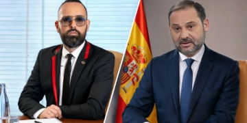 El vídeo que Risto Mejide quiere borrar de la televisión. Montaje con Risto Mejide (izquierda) y José Luis Ábalos (derecha).