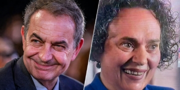 Zapatero y Gertru: los chats que lo están destapando todo. Montaje con José Luis Rodríguez Zapatero (izquierda) y Gertrudis, su secretaria (derecha).